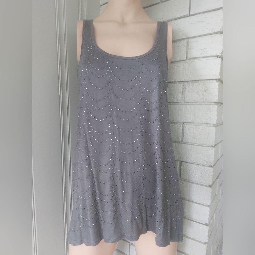 Tank Top - Sparkly Gray - Size: S - Design by APT 9